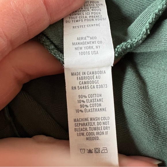 Aerie Ribbed Crop Tee - Picture 4 of 4